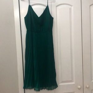 Emerald green dress!